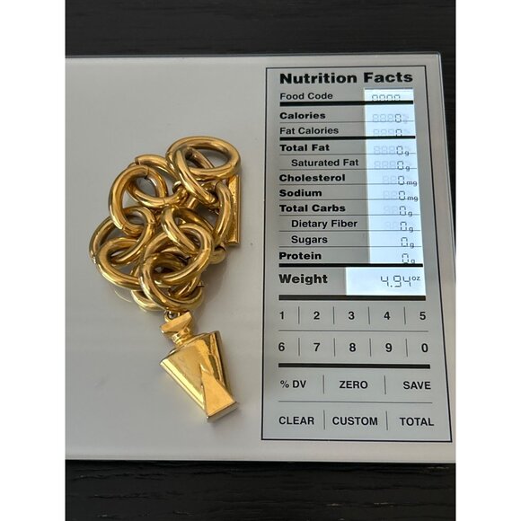 Guerlain Paris Chunky Chain Bracelet W Perfume Bottle Charm Made in France Heavy - Picture 5 of 10